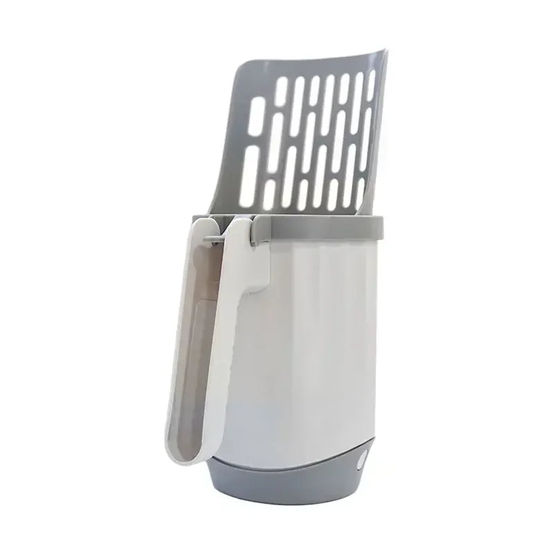 Cat Litter Shovel Scoop with Refill Bag for Pet Filter Clean Toilet Garbage Picker Cat Supplies Cat Litter Box Self Cleaning