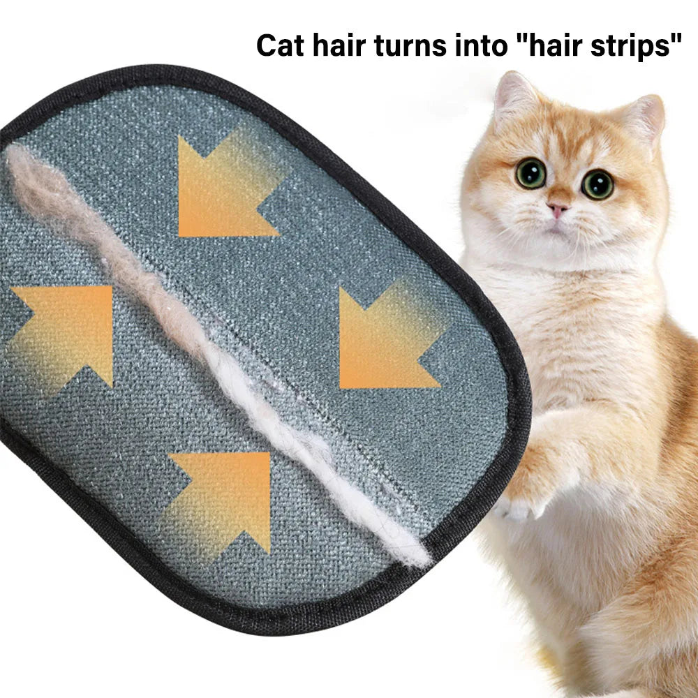 Pet Grooming Gloves Hair Remover Brush Removing Dog Cat Hair from Sofa Carpet Clothes